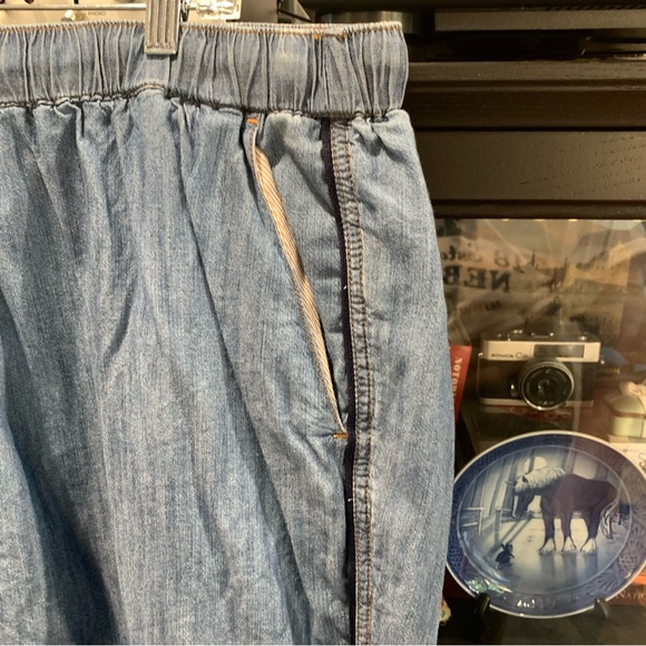 Wildfang chambray drawstring pants - Picture 3 of 4